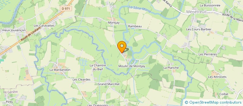 localisation de l'entreprise AREMA  MENETREUIL