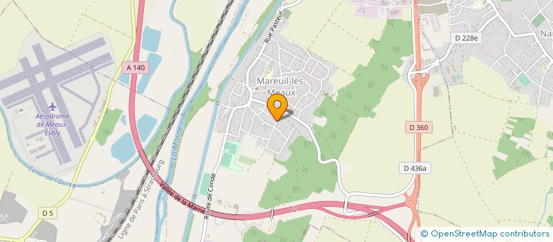 localisation de l'entreprise AREMA ACOUSTIQUE à MAREUIL-LES-MEAUX