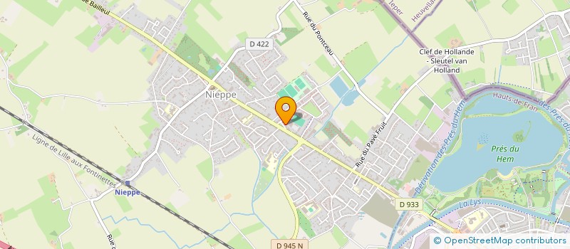 localisation de l'entreprise AREMARE à NIEPPE
