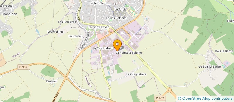 localisation de l'entreprise AREMECA à VENDOME