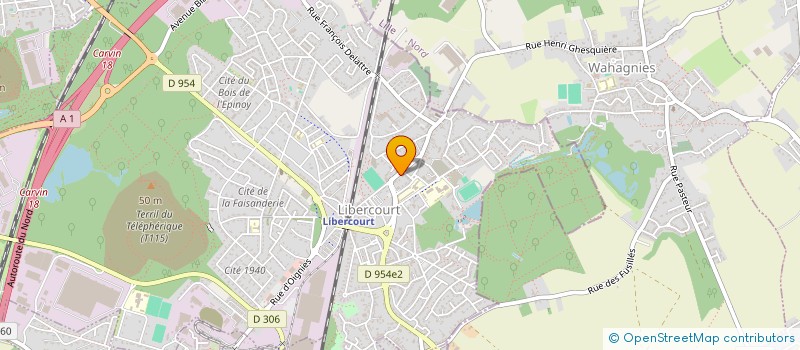 localisation de l'entreprise AREMI  LIBERCOURT