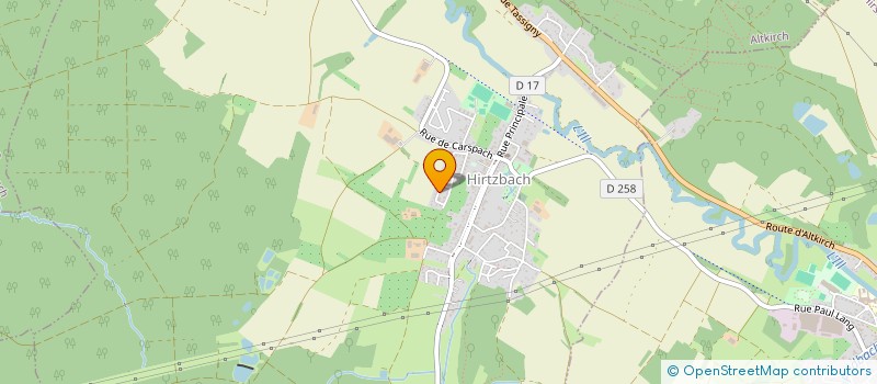 localisation de l'entreprise AREMIE  HIRTZBACH