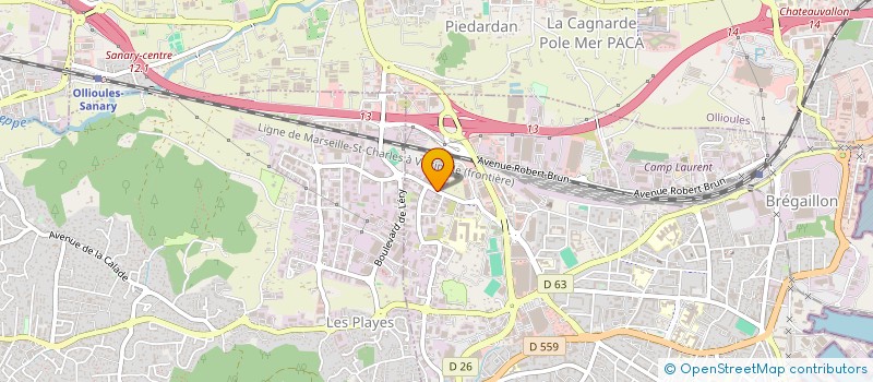 localisation de l'entreprise AREMO  LA SEYNE-SUR-MER