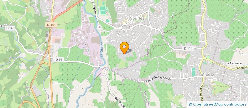 localisation de l'entreprise AREN RESSOURCES HUMAINES  VOURLES