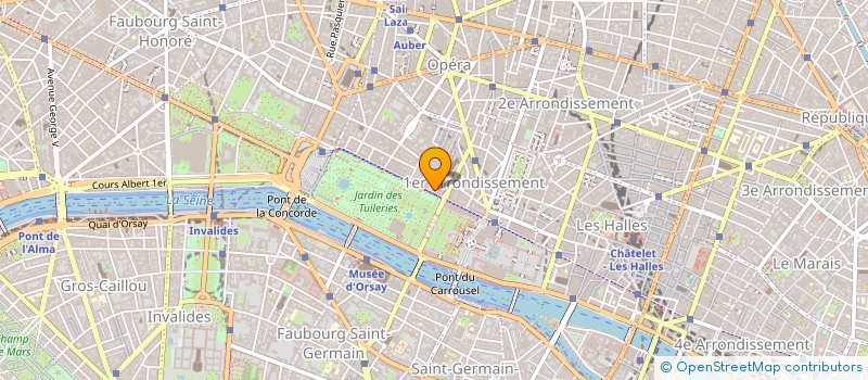 localisation de l'entreprise ARENA à PARIS