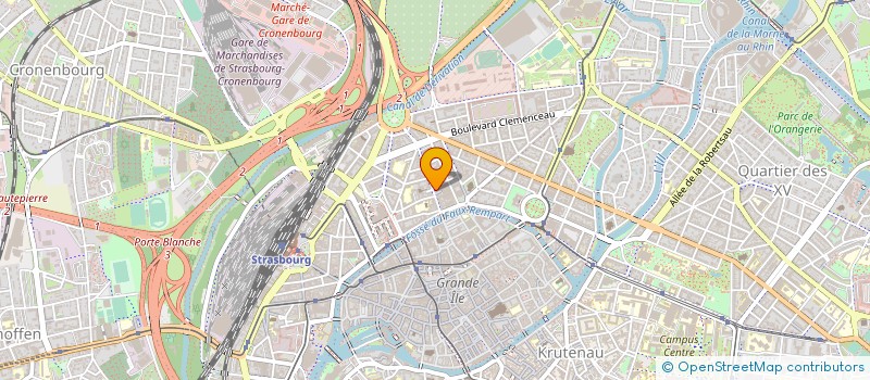 localisation de l'entreprise ARENA à STRASBOURG