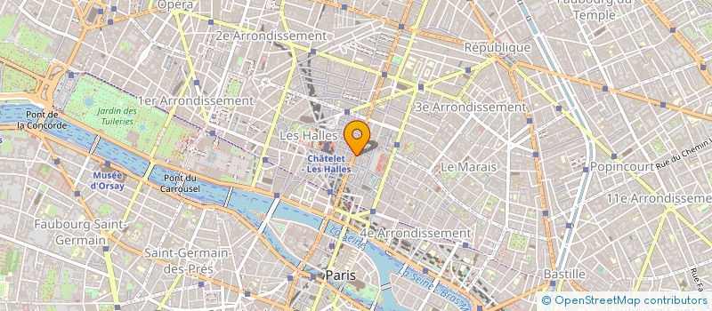 localisation de l'entreprise ARENA AUTO à PARIS
