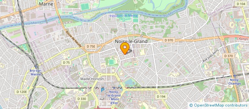 localisation de l'entreprise ARENA BOXING CLUB  NEUILLY-PLAISANCE