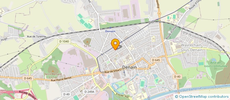 localisation de l'entreprise ARENA CONSTRUCTION  DENAIN