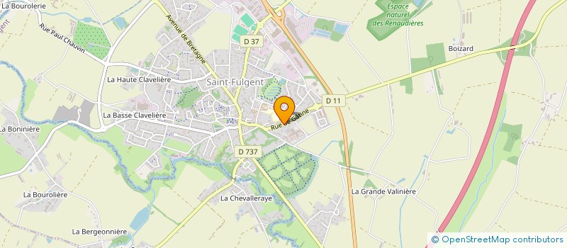 localisation de l'entreprise ARENA ENERGIE  SAINT-FULGENT