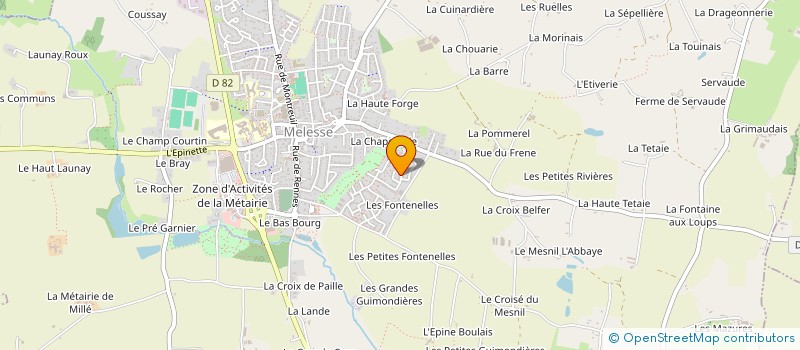 localisation de l'entreprise ARENA EVENEMENT à MELESSE