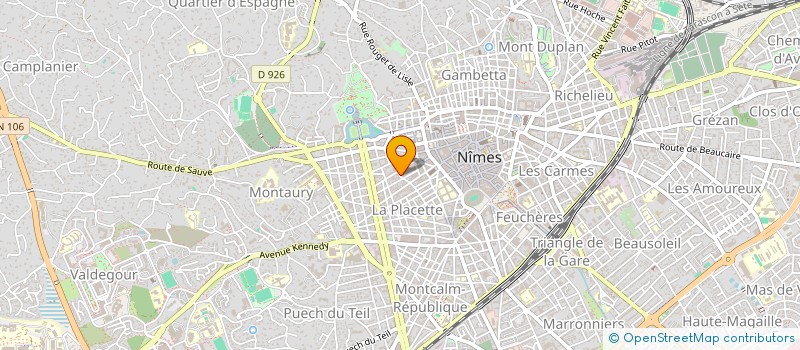 localisation de l'entreprise ARENA FIT  NIMES