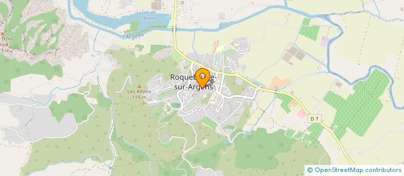 localisation de l'entreprise ARENA GLISS CTRE ENTRAIN NAUTIQUE  ROQUEBRUNE-SUR-ARGENS