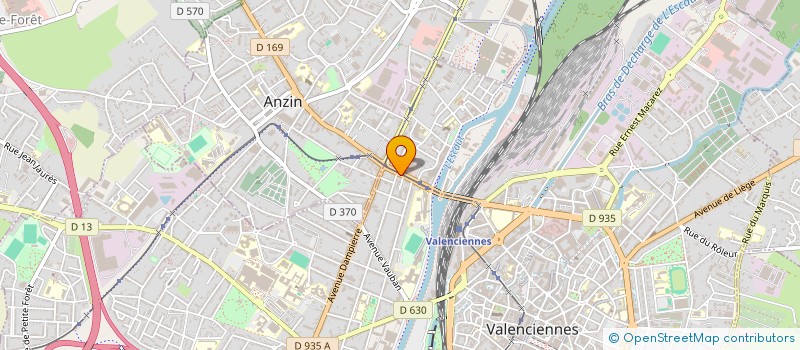 localisation de l'entreprise ARENA IMPORT-EXPORT FRANCE  VALENCIENNES