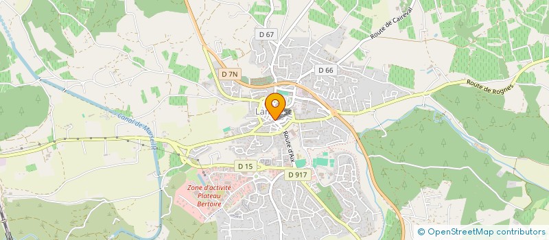 localisation de l'entreprise ARENA INVEST à LAMBESC