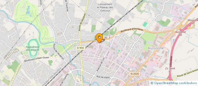 localisation de l'entreprise ARENA MONTAUBAN  MONTAUBAN