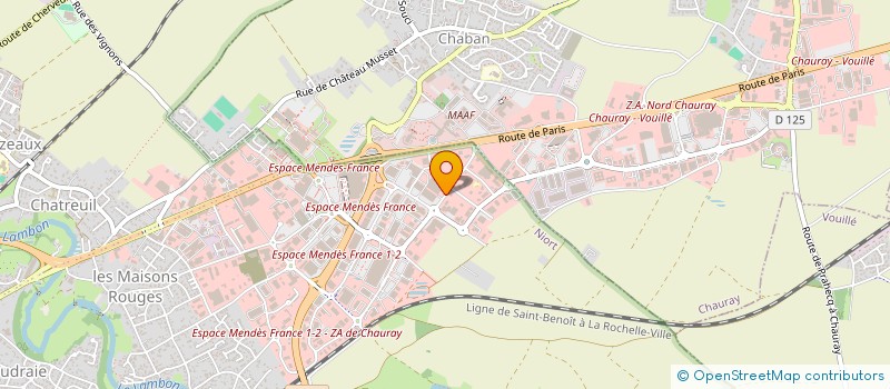 localisation de l'entreprise ARENA PADEL  NIORT