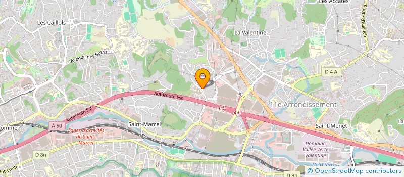 localisation de l'entreprise ARENA REVETEMENTS à MARSEILLE