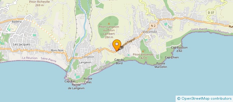 localisation de l'entreprise ARENA STORE  SAINT-JOSEPH