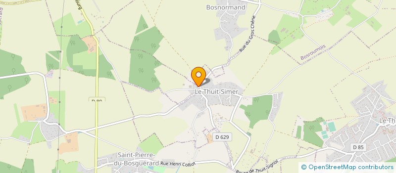 localisation de l'entreprise ARENA TRAITEUR  LE THUIT DE L'OISON