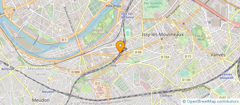 localisation de l'entreprise ARENA TRANSPORT à ISSY-LES-MOULINEAUX