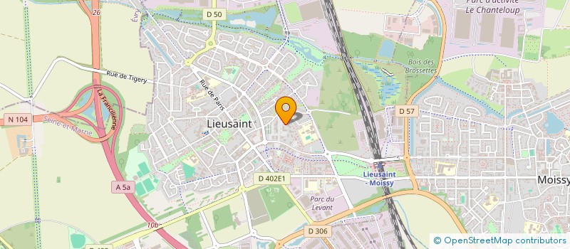 localisation de l'entreprise ARENA VITAL  LIEUSAINT