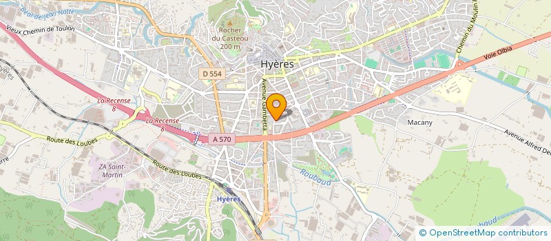 localisation de l'entreprise ARENAIRE GESTION PRIVEE à HYERES