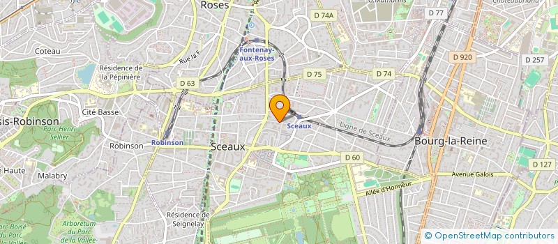 localisation de l'entreprise ARENAL FINANCE à SCEAUX