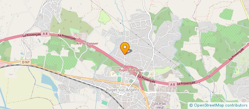localisation de l'entreprise ARENAS à PUGET-SUR-ARGENS