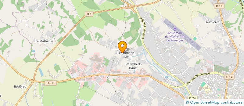 localisation de l'entreprise ARENDELLE  VILLEFRANCHE-DE-ROUERGUE