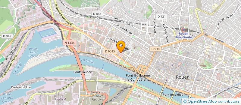 localisation de l'entreprise ARENE 2 à ROUEN