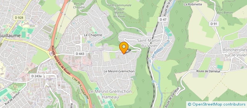 localisation de l'entreprise ARENE 4  SAINT-MARTIN-DU-VIVIER