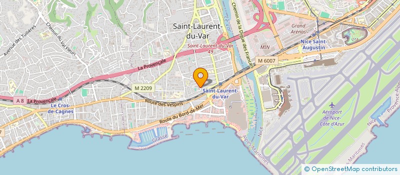 localisation de l'entreprise ARENE DU PHENIX à SAINT-LAURENT-DU-VAR