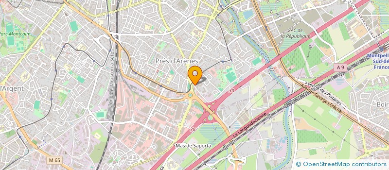 localisation de l'entreprise ARENE FOOD à MONTPELLIER