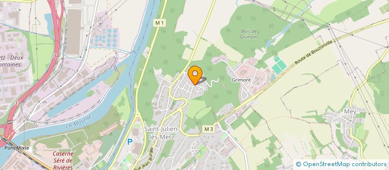 localisation de l'entreprise ARENES 18 à SAINT-JULIEN-LES-METZ