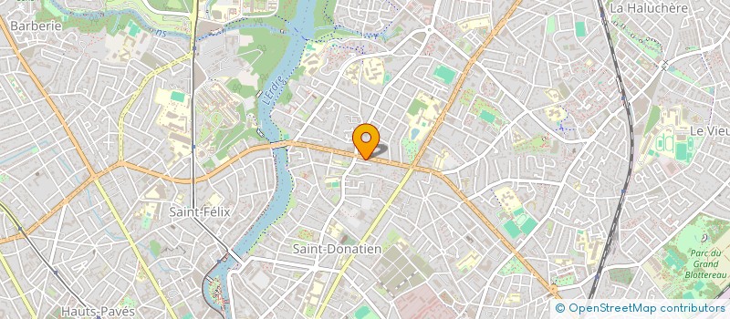 localisation de l'entreprise ARENES AUTO CONTROLE à NANTES