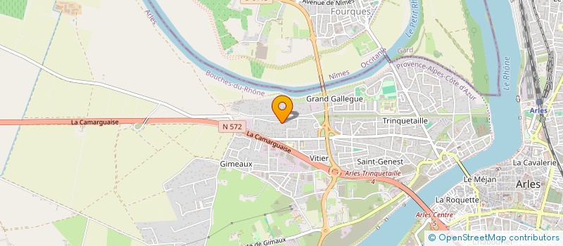 localisation de l'entreprise ARENES ENERGIES  ARLES