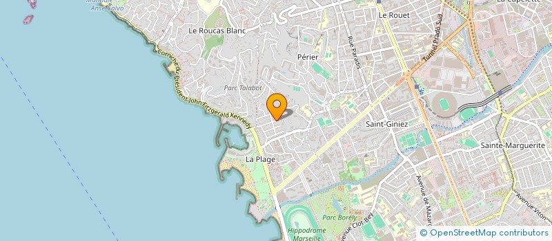 localisation de l'entreprise ARENES MERMOZ à MARSEILLE
