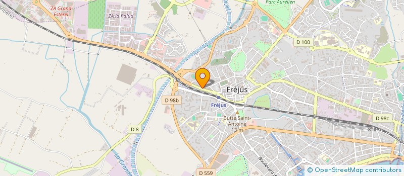localisation de l'entreprise ARENES SERVICES à FREJUS