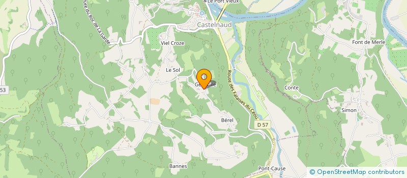 localisation de l'entreprise ARENES TRANSPORTS  CENAC-ET-SAINT-JULIEN