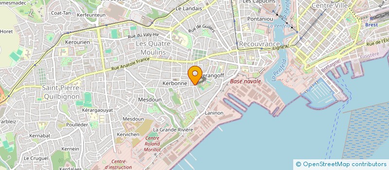 localisation de l'entreprise ARENICOLE à BREST