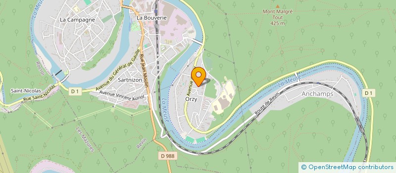 localisation de l'entreprise ARENICOLE-ARDUINNA  REVIN