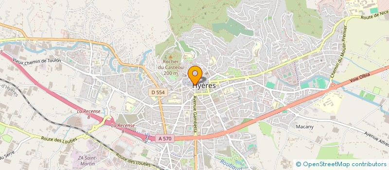 localisation de l'entreprise ARENKHOU à HYERES