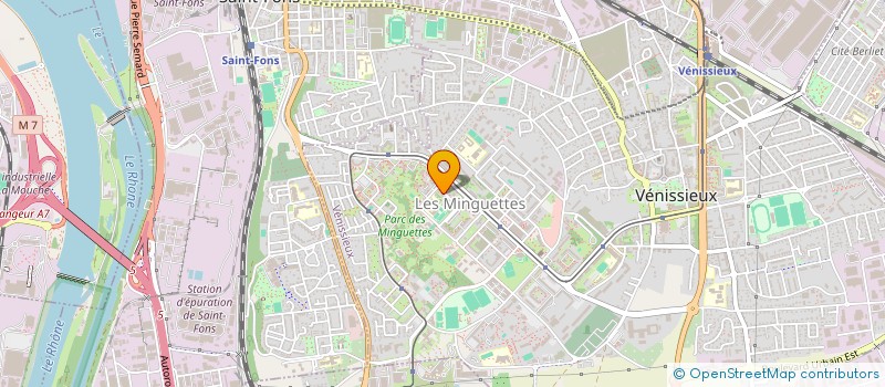 localisation de l'entreprise ARENO  VENISSIEUX