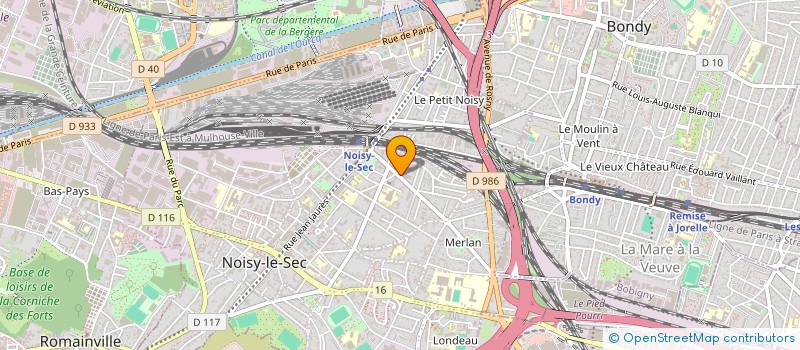 localisation de l'entreprise ARENOBAT à NOISY-LE-SEC