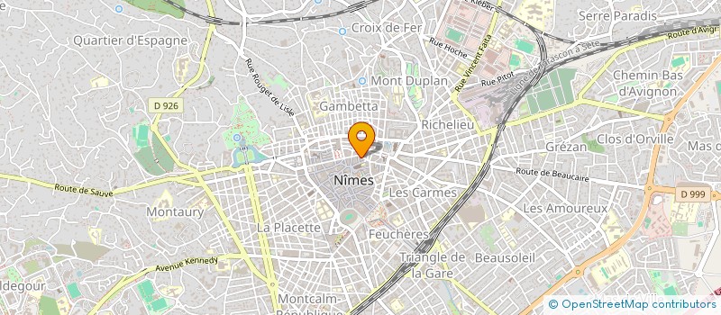 localisation de l'entreprise ARENOR S.A. à NIMES