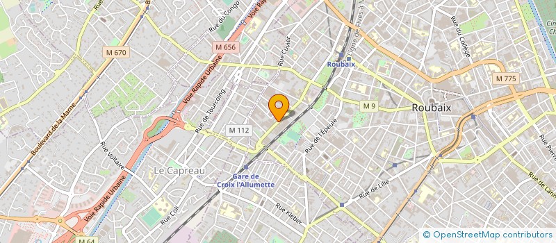 localisation de l'entreprise ARENORD  ROUBAIX