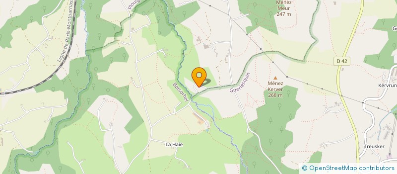 localisation de l'entreprise ARENOV  PLOUEGAT-MOYSAN