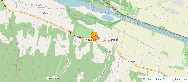 localisation de l'entreprise ARENOV à GRANE