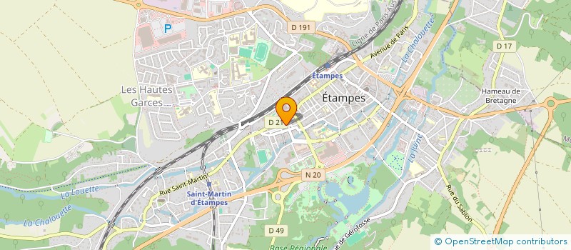 localisation de l'entreprise ARENOV à ETAMPES